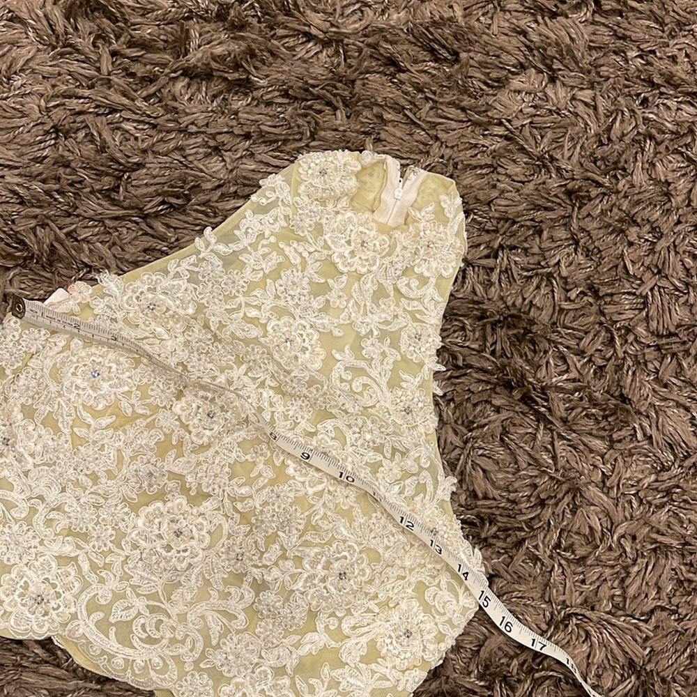 Landa Set  Size 4  Silk Long Evening Wedding Gown Vintage - Picture 15 of 17